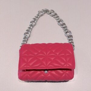 ZARA Hot Pink Fuchsia Purse